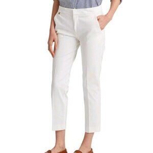 Lauren Ralph Lauren Dress Pants Womens White Size 12P Cotton Blend Professional